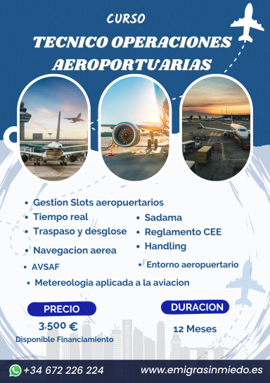 CURSO TECNICO OPERACIONES AEROPUERTARIAS